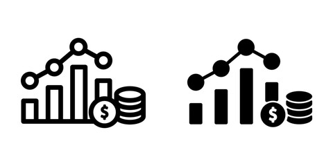 Analytics icon. sign for mobile concept and web design. vector illustration