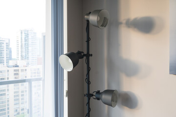 grey aesthetic living room lamp 