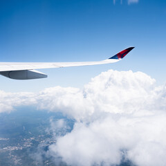 Fototapeta premium airplane in the sky