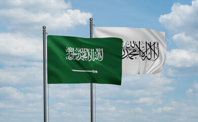 Saudi Arabia, KSA and Afghanistan national flag