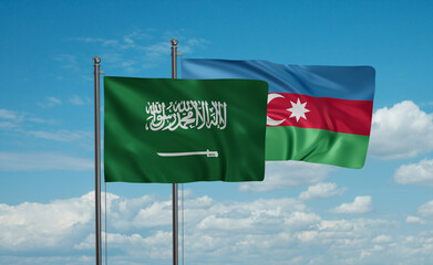 Azerbaijan and Saudi Arabia, KSA flag