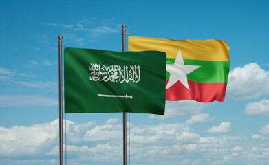 Myanmar Faso flag