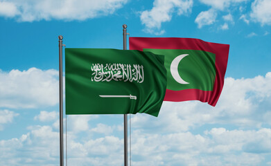 Maldives and Saudi Arabia, KSA flag