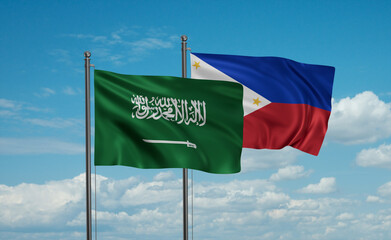 Philippines and Saudi Arabia, KSA flag