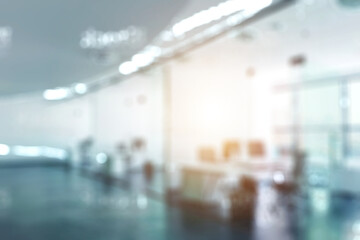 Blurred business background  MODERN DEFOCUSED INTERIOR WITH CITY LIGHTS REFLECTIONS