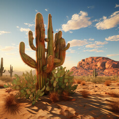 cactus in the desert