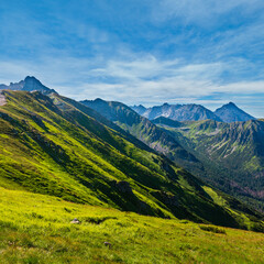 Tatra Mountain (Poland) view from Kasprowy Wierch range.