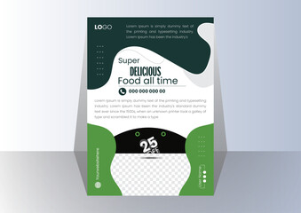Food and  Restaurant Flyer Template design