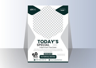 Food and  Restaurant Flyer Template design