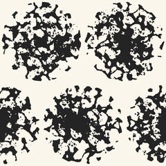 Splattered Ink Dots Pattern