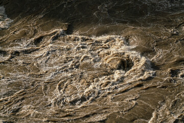 Augrabies Falls National Park in South Africa with the Orange River running through it.