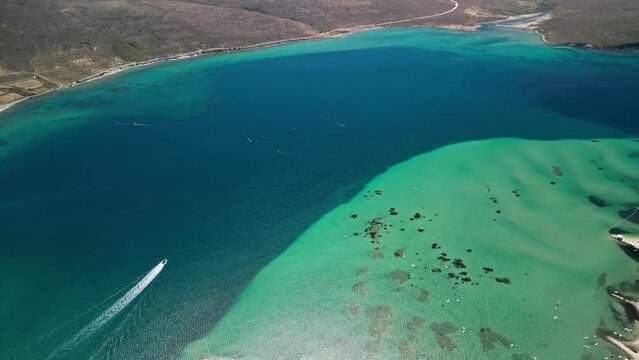 Drone view of Dikili Bademli sheep