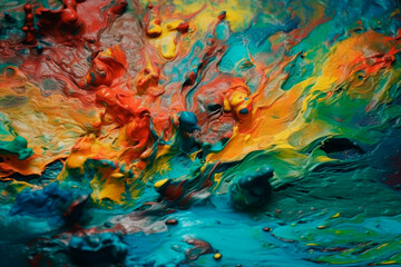 Fototapeta na wymiar Abstract splash of colors. Generative AI