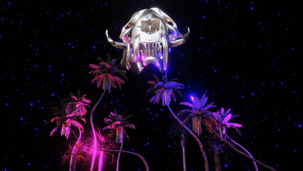 ancient era palm oasis art by timenotspace