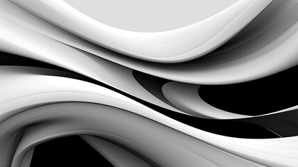 Black and white silver abstract background. Created with Generative AI