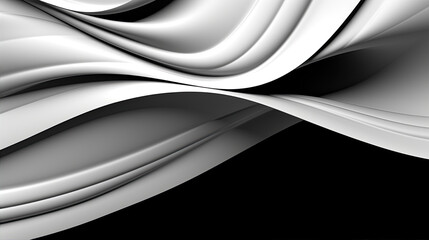 Black and white silver abstract background. Created with Generative AI