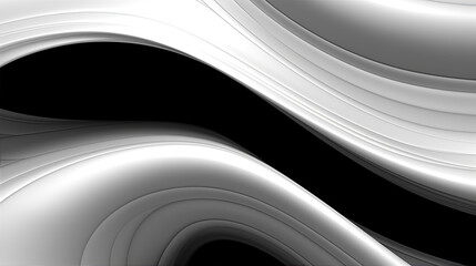 Black and white silver abstract background. Created with Generative AI