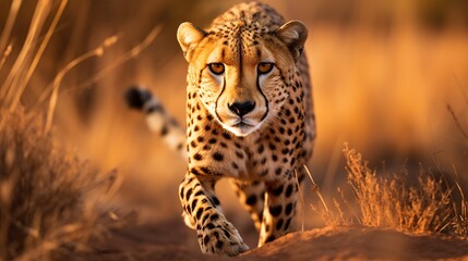 A Majestic Cheetah in it's Natural Habitat