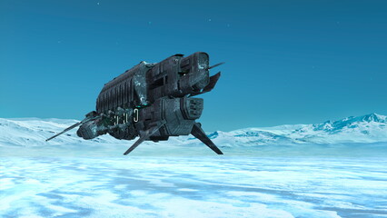 Naklejka premium 宇宙船