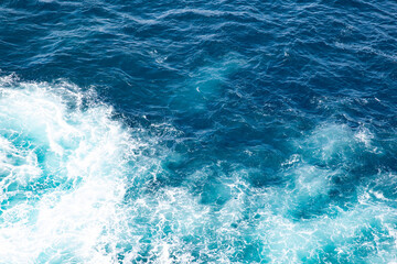 Fototapeta na wymiar blue sea water texture