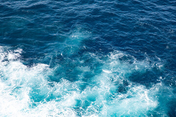 Obraz na płótnie Canvas blue sea water texture