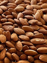 close up of almonds