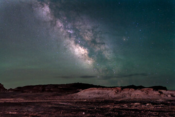 Milky Way core over the Caineville Desert in central Utah