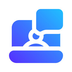 meeting gradient icon