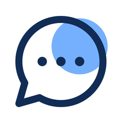chat filled line icon