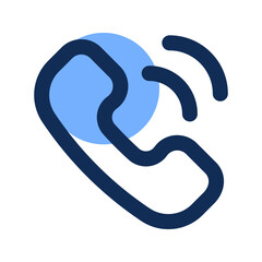 contact filled line icon