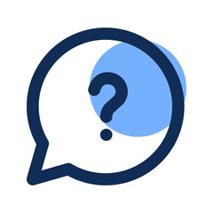 faq filled line icon