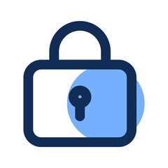 privacy filled line icon