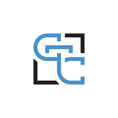 Obraz premium initial letter CTC unique logo vector