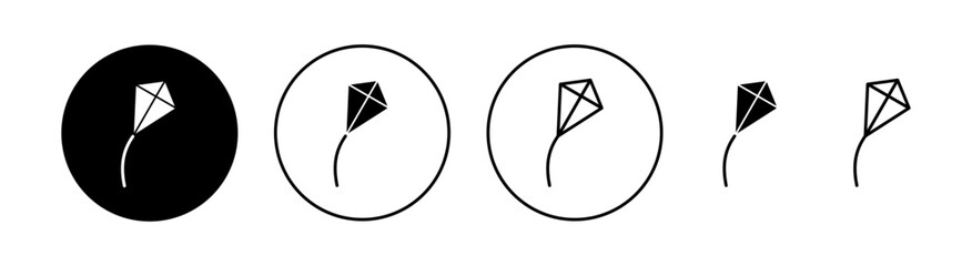 Kite icon set  for web and mobile app. kite sign and symbol