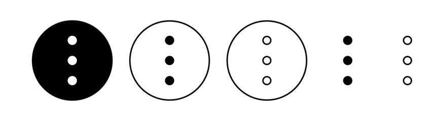 Menu Icon set for web and mobile app. web menu sign and symbol. hamburger menu symbol