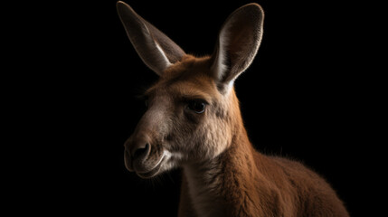 Fototapeta premium kangaroo animal wildlife nature mammal generative ai