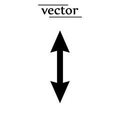 Two side icon, vector illustration flat design on white background..eps
