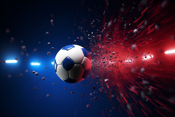 soccer ball. Generative AI
