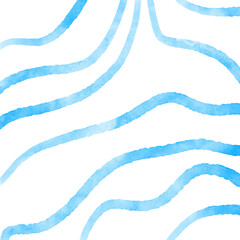 Blue Watercolor Lines Background