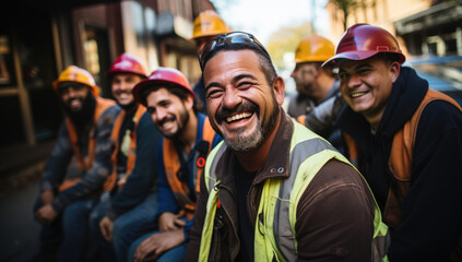 Building with a Smile: Construction Crew in Suits Grinning as They Contribute to Progress.
Pride in Progress: Construction Workers Smiling Confidently in Their Suits on the Job Site.


