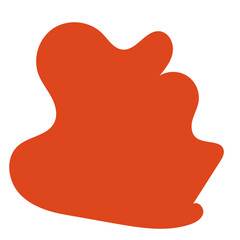 Orange Abstract Shape Vectors 