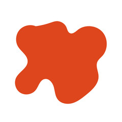 Orange Abstract Shape Vectors 
