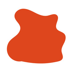 Orange Abstract Shape Vectors 