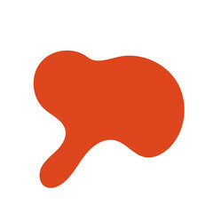 Orange Abstract Shape Vectors 