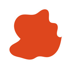 Orange Abstract Shape Vectors 