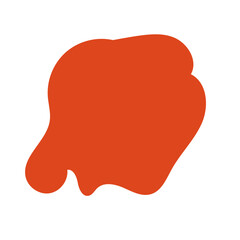 Orange Abstract Shape Vectors 