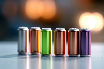 Batteries in battery of sodium salts, generic without commercializing. - obrazy, fototapety, plakaty