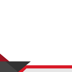 Modern Geometric Footer