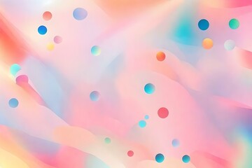 Obraz na płótnie Canvas Soft gradient colorful pastel background. Generative AI