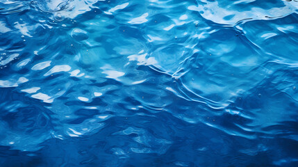 Obraz premium Beautiful and fresh blue water ripple background image 